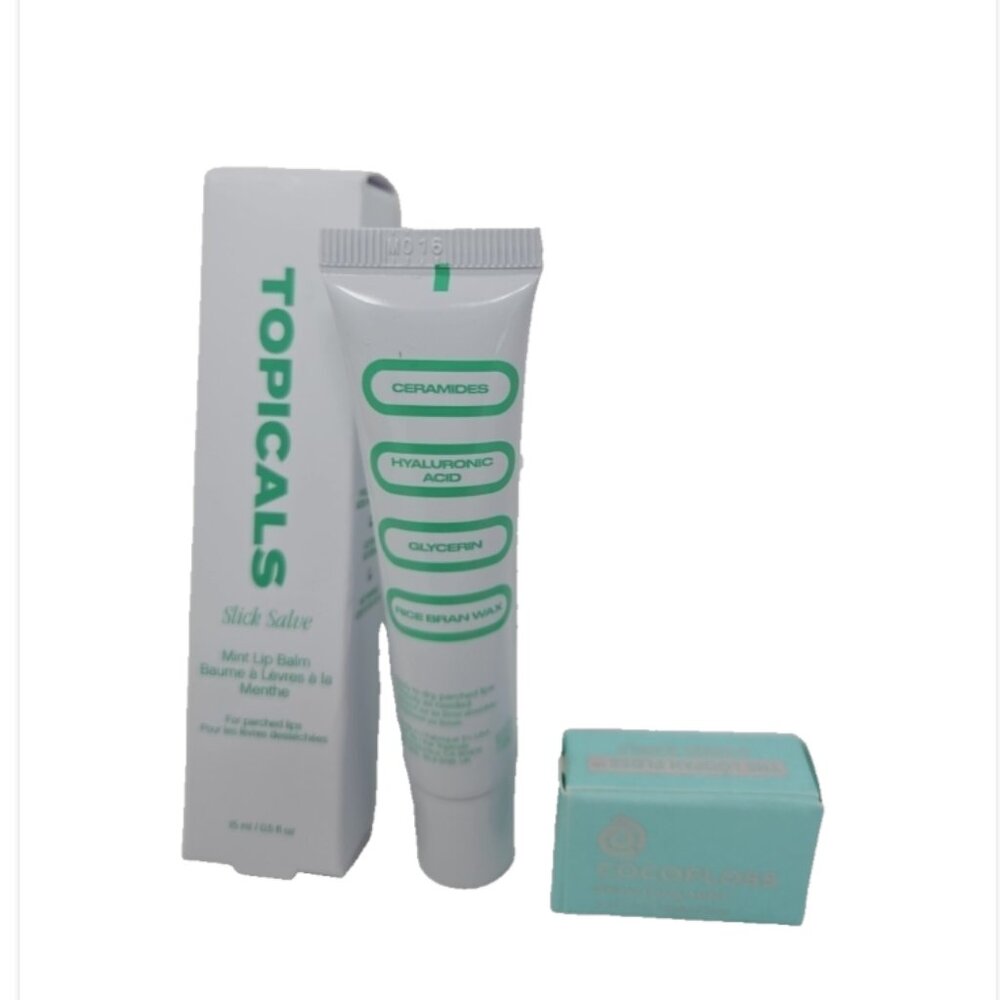 Oral Bundle Set New In Box Tropicals Slick Salve Lip Balm & Dental CocoFloss MIN